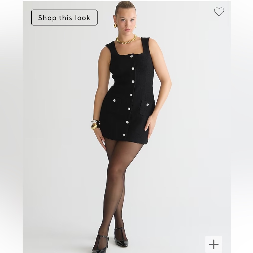 Sophia sleeveless dress with jewel buttons